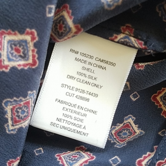 Joie Bradie Navy Blue Silk Tank Top S - Picture 8 of 10